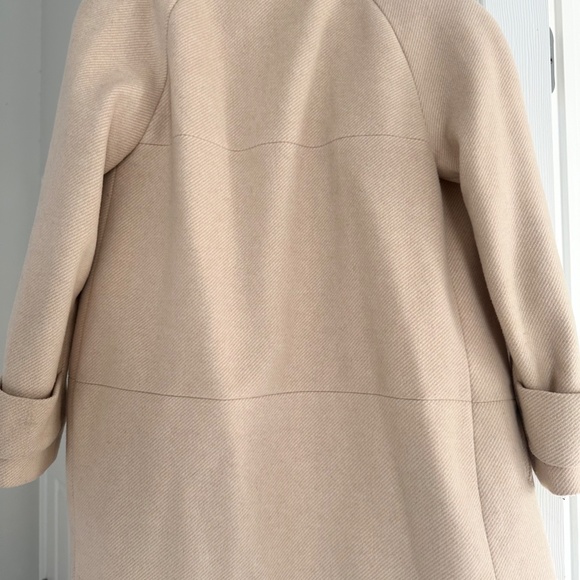 Banana Republic Beige Wool Coat XSP - Picture 2 of 3
